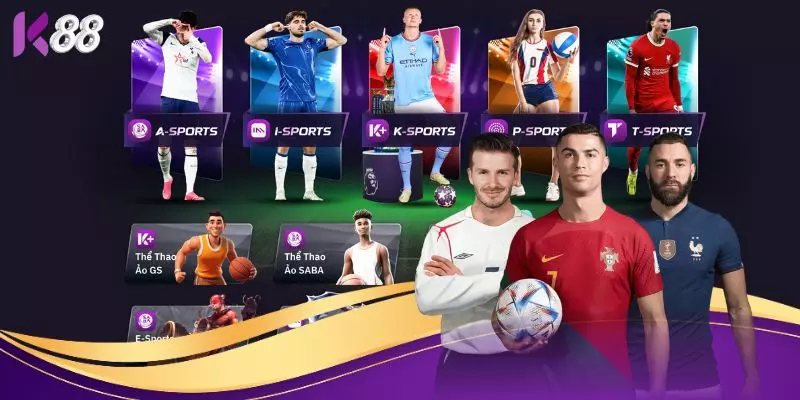Các nhà cung cấp game hàng đầu tại sảnh thể thao K88
