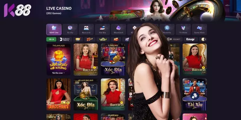 Các nhà cung cấp Live Casino hàng đầu