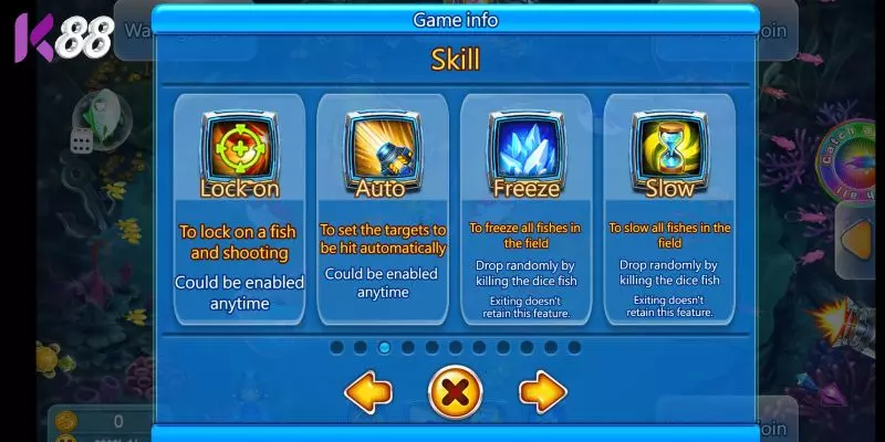 Các tính năng trong game