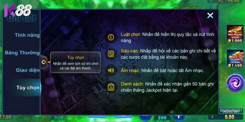 Luật chơi của game bắn cá này