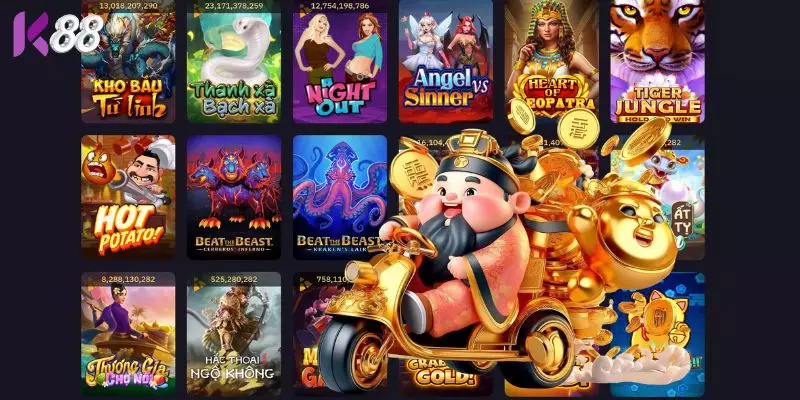 Những game Slots không thể bỏ lỡ tại sảnh K88