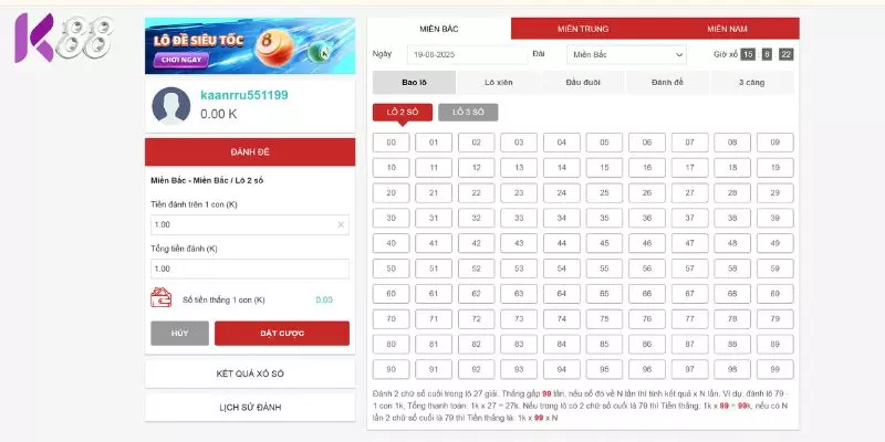 Tổng quan về game lô đề truyền thống K88