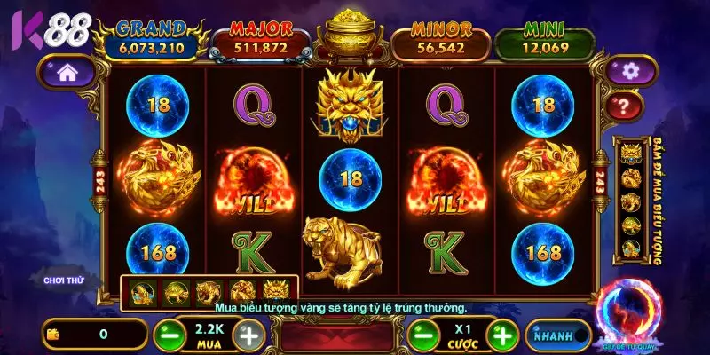 Tổng quan về Kho Báu Tứ Linh K88